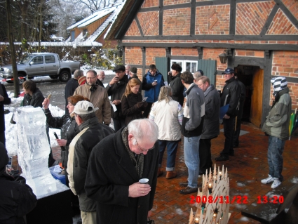 Eisblock und Glhwein